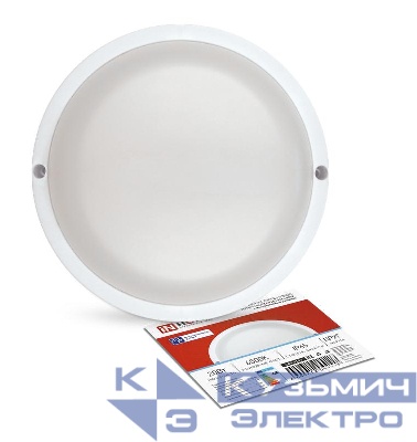 Светильник светодиодный СПП МД-2065-КРУГ 20Вт 6500К IP65 1800лм 155мм герметичный с микроволновым датчиком IN HOME 4690612044118