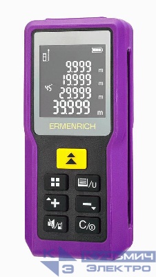 Рулетка лазерная Reel PRO GM100 фиолет. Ermenrich 85313