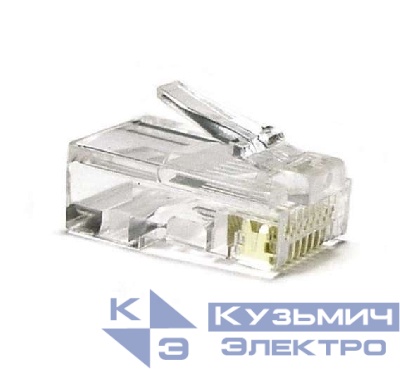Разъем RJ45 (8P8C) кат.5E 3U F/UTP (уп.100шт) SUPRLAN 10-0201