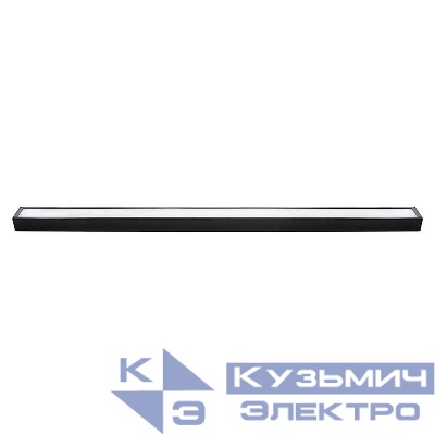 Светильник светодиодный AL4030 30Вт 6500К 2400лм 1200х35х70мм рассеив. матов. корпус сталь черн. FERON 48535