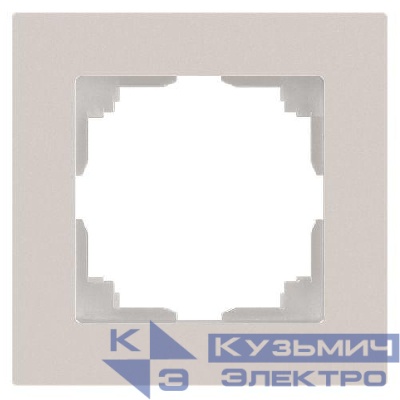 Рамка 1-м СП Accent 6-501-06 перламутр. Intro Б0063753