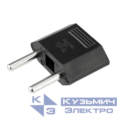 Переходник сетевой плоский "Тефаль" черн. Rexant 11-1042