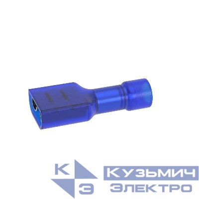 Наконечник-разъем плоский розетка 4.8х0.5 полностью изолированный для кабеля сечением до 2.5кв.мм DKC IFCS-FI-2.5-4.8-5