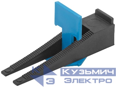 Система выравнивания плитки СВП зажимы "Флаг" и клинья ширина шва 2.0мм (уп.100шт) КУРС 16803