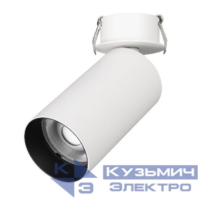 Светильник светодиодный SP-GABI-BUILT-FLAP-R60-12W Warm3000 (WH 60 deg 230В) IP40 металл Arlight 052357