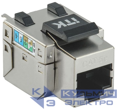 Модуль Keystone Jack кат.5E FTP 110 IDC 90град. розет. ITK CS1-1C5EF-11