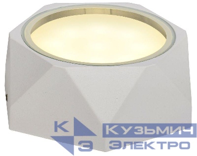 Светильник 5304 GX53 IP65 уличный потолочный бел. IEK LT-UPU0-5304-GX53-1-K01