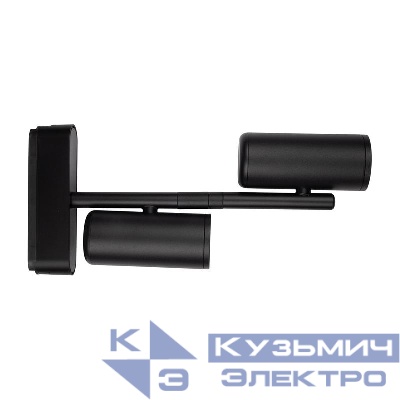 Светильник светодиодный трековый MTR16 2320B 2х10Вт 4000К 36град. BL IP20 низковольтный Pro черн. JazzWay 5056695