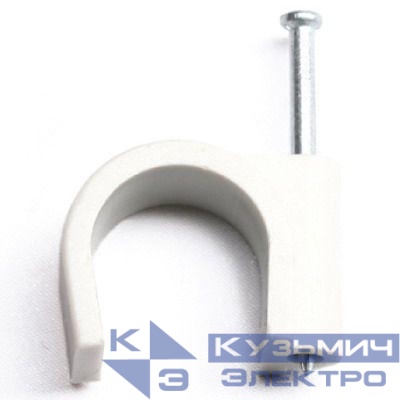 Скоба крепежная с гвоздем d3-4мм (уп.1000шт) DKC 51500