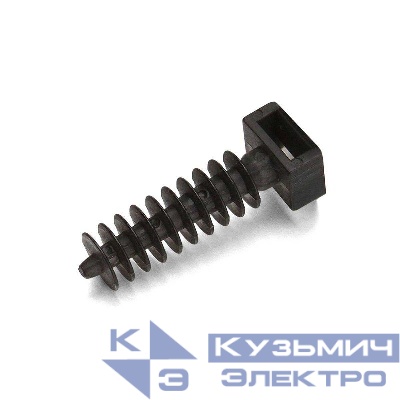 База дюбельного типа БД 6х35 черн. (уп.500шт) Fortisflex 61082