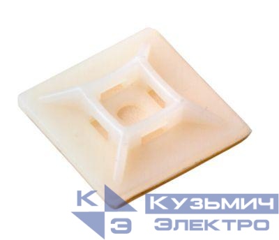 Площадка под винт 28х28мм (уп.100шт) Rexant 07-2228