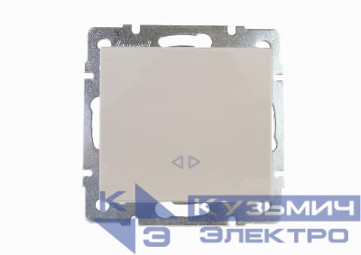 Выключатель промежуточный 1-кл. СП Rain IP20 механизм крем. LEZARD 703-0388-107