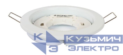 Светильник точечный GX-53-01 220В встраив. метал. бел. Ultraflash 14055
