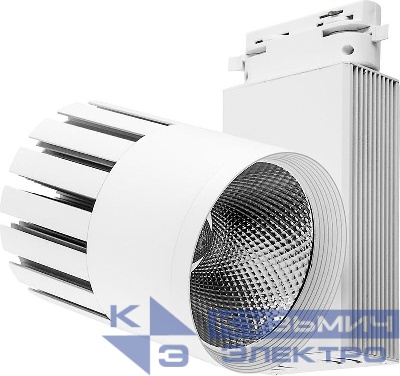 Светильник светодиодный трековый AL105 MarketBright 40Вт 4000К 3600лм 35град. на шинопровод со встроен. драйвером бел. FERON 29695