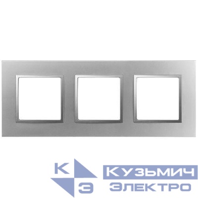 Рамка 3-м Elegance 14-5013-03 Classic алюм. Эра Б0060583