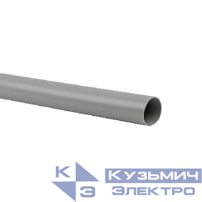 Труба гладкая ПВХ жесткая d20мм сер. (дл.2м) EKF trg-20-2m