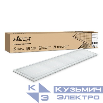 Светильник светодиодный универсальный ДВО-01 4540-ПРИЗМА 45Вт 4000К 1195х180мм панель NEOX 4690612055206