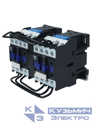Пускатель магнитный ПМЛ-1501 10А 220В/50Гц 2НЗ IP00 реверсивный без реле Электротехник ET515394