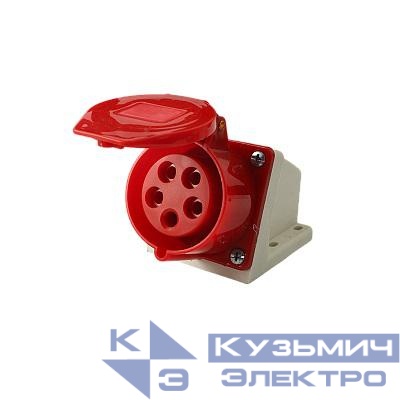 Розетка стационарная ОП PPC 115 16А 5п 3Р+РЕ+N 380В IP44 Pro JazzWay 5072671