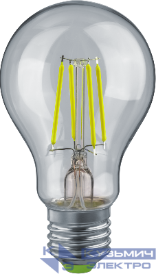 Лампа светодиодная 95 135 NLL-F-A60-5-230-G-E27 для гирлянд БелтЛайт зел. NAVIGATOR 95135