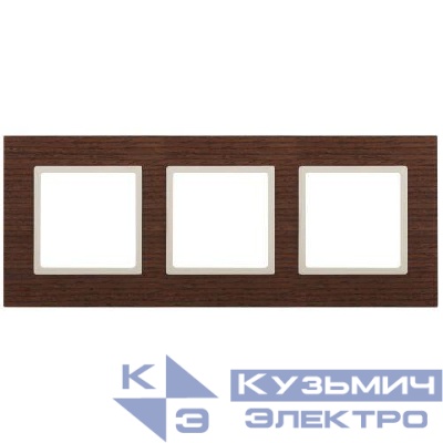 Рамка 3-м 14-5303-09 дерево Elegance дуб+сл. кость ЭРА Б0034580