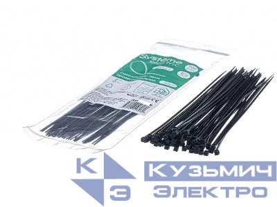 Стяжка кабельная 370х4.8 черн. (уп.100шт) SE IMT37048B