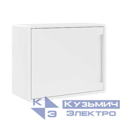 Щиток настенный Фрейм (FRAME) ЩРн-п-8 8мод. с бел. дверцей с 2 шинами PEN на 6 и 8 отверст. бел. DKC F08W1WW
