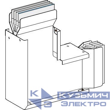 Секция угловая верт. SchE KTA1600LC5A