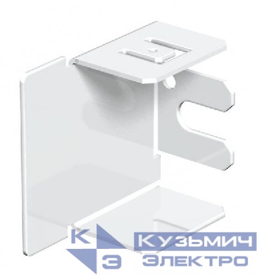 Заглушка кабель-канала 40х40мм сталь LKM E40040RW бел. OBO 6249418
