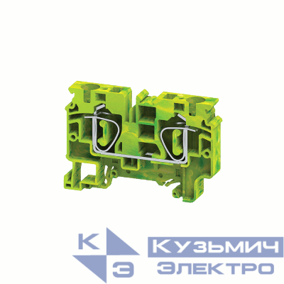 Клемма заземляющая пружинная OptiClip CXG-10-PE-(0.2-10) КЭАЗ 289762