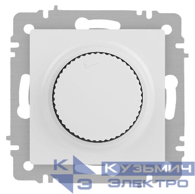 Светорегулятор поворотный СП Accent 6-401-01М 600Вт 230В IP20 бел. матов. Intro Б0063671