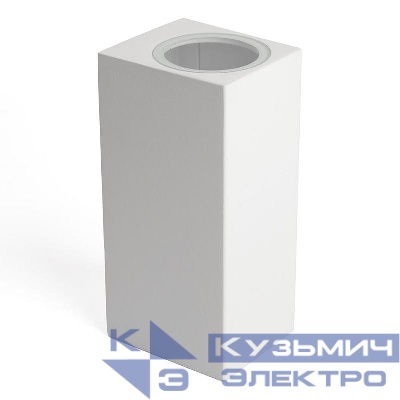 Светильник DH051 2хGU10 230В садово-парковый на стену бел. FERON 48328