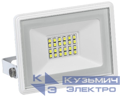 Прожектор светодиодный СДО 06-30 6500К IP65 бел. IEK LPDO601-30-65-K01