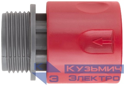 Соединитель пластиковый. внешняя резьба 3/4дюйм КУРС 76425