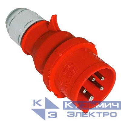Вилка-фазоинвертор 16А 5п 3P+N+PE 6ч 400В IP44 Bals 225