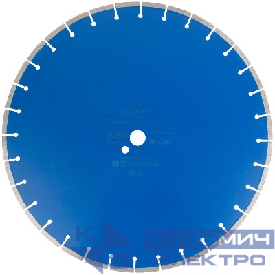 Диск отрезной алмазный по бетону 450х3.6х7х25.4мм MOS 37333М