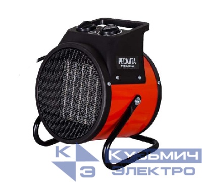 Пушка тепловая электрическая ТЭПК-2000K керамич. нагревательный элемент кругл. Ресанта 67/1/24