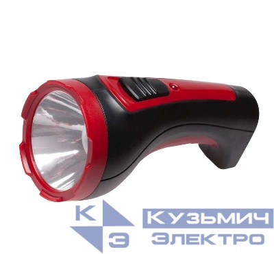 Фонарь аккумуляторный 2 режима 1Вт аккум. 0.5А.ч ЗУ 220В КОСМОС KOCAccu101WLED