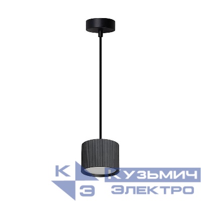 Светильник HL4588 12Вт GX53 230В потолочн. на подвесе черн. FERON 51679