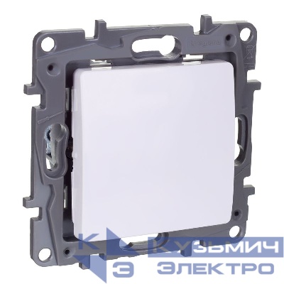 Переключатель перекрестный 1-кл. Etika 250В 10AX винт. зажимы бел. IEK 672249