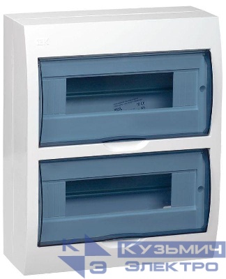 Корпус навесной ЩРН-П-24 Krepta 3 IP41 пластик. бел. IEK MKP12-N-24-40-10