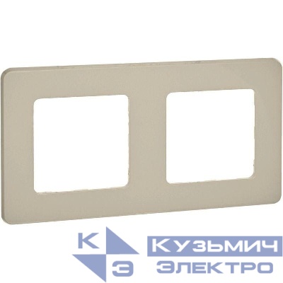 Рамка 2-м Inspiria сл. кость IEK 673941