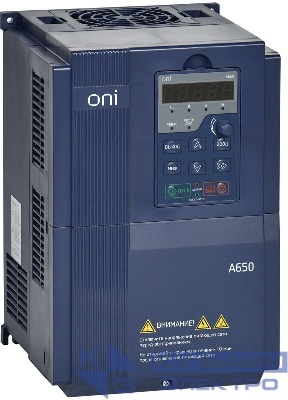 Преобразователь частоты A650 380В 3Ф 18.5кВт 37А M ONI A650-33E18TM