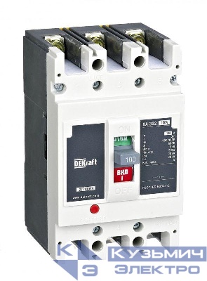 Выключатель автоматический 3п 50А 5In 25кА ВА-302 L DEKraft 22707DEK
