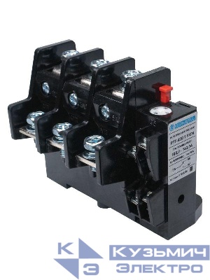 Реле электротепловое токовое РТТ-426 П УХЛ4 125А 106.0-143.0А 660В/50Гц 1з+1р ручной возврат IP00 Электротехник ET529230