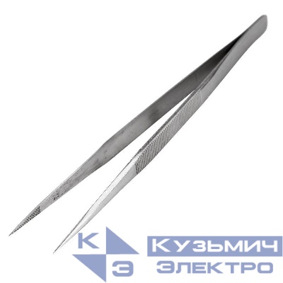 Пинцет прямой 160мм (блист.) Rexant 12-0381