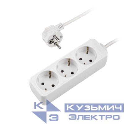 Удлинитель3х3м с заземл. защитн. шторки ПВС 3х1 ФАZА 5052970