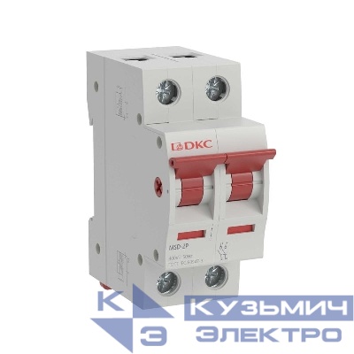 Выключатель нагрузки модульный 2п 63А MSD YON MSD-2P63