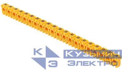 Маркер открытого типа KE 0.75-1.5кв.мм символ "W" (уп.200шт) IEK UMK-KE1-W