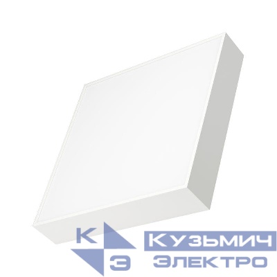 Светильник светодиодный SP-QUADRO-S350x350-30W Warm3000 WH 120 deg IP40 230В металл Arlight 034791